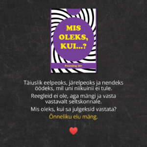 Kaardimäng MIS OLEKS, KUI…? - Image 5